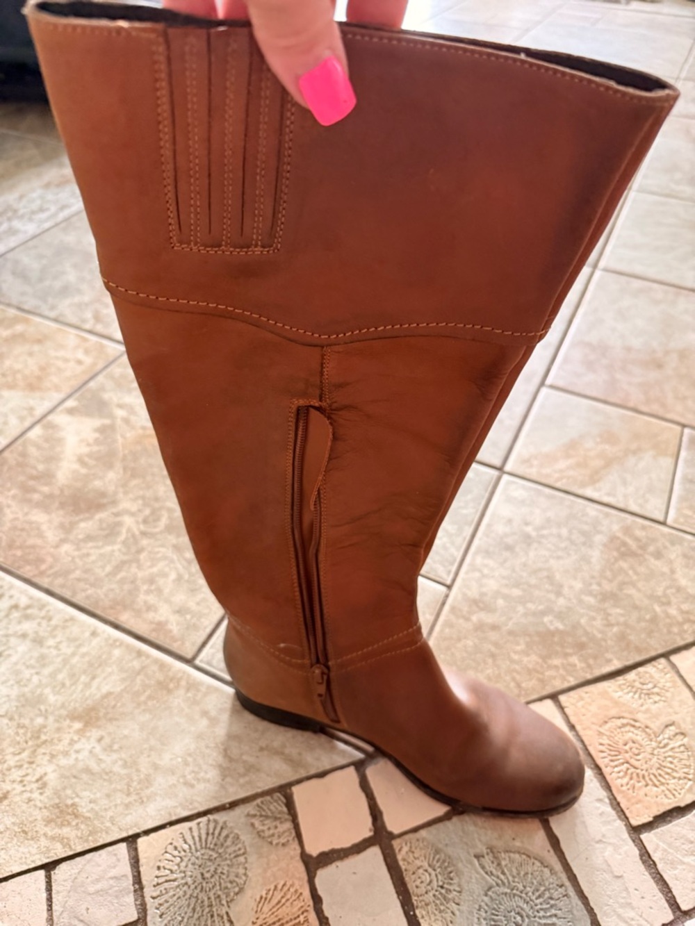 Elegant Brown Heeled Boots